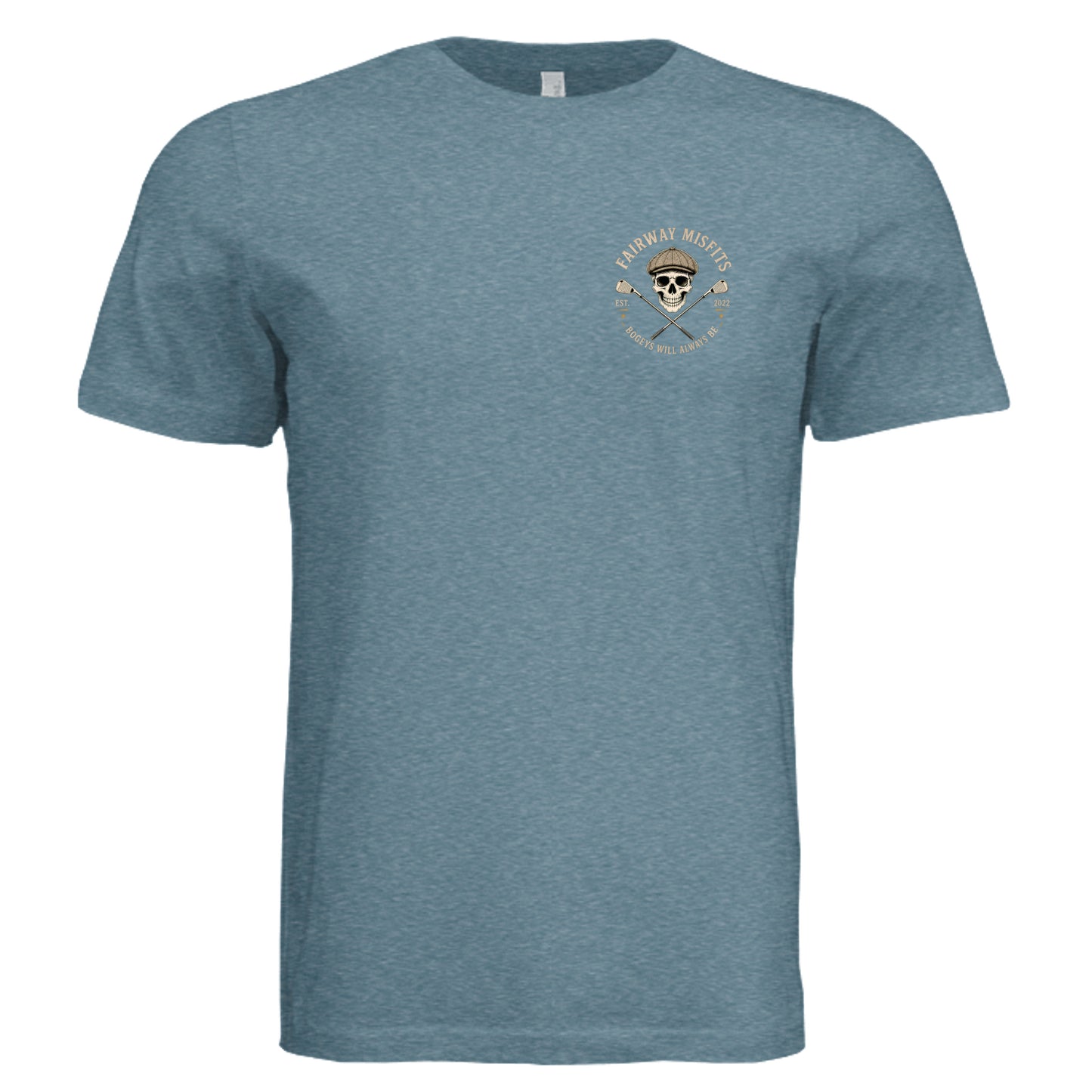 Steel Blue Triblend - 3413C - FRONT